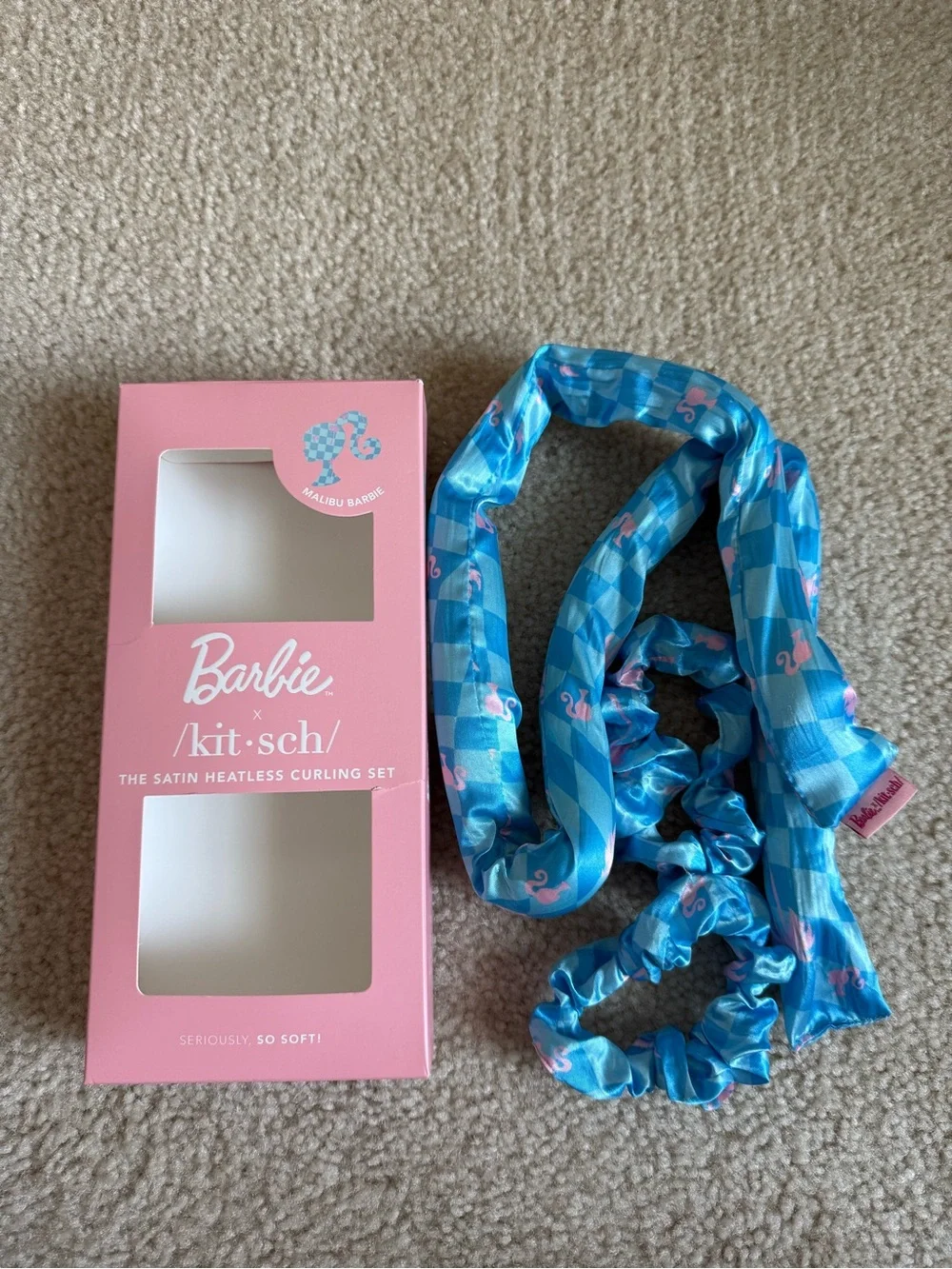 Kitsch Barbie Satin Heatless Curling Set